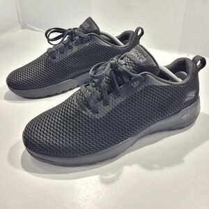 SKECHERS GOwalk JOY PARADISE GOGA MAX MESH SHOES WOMEN SIZE 7 BLACK A7